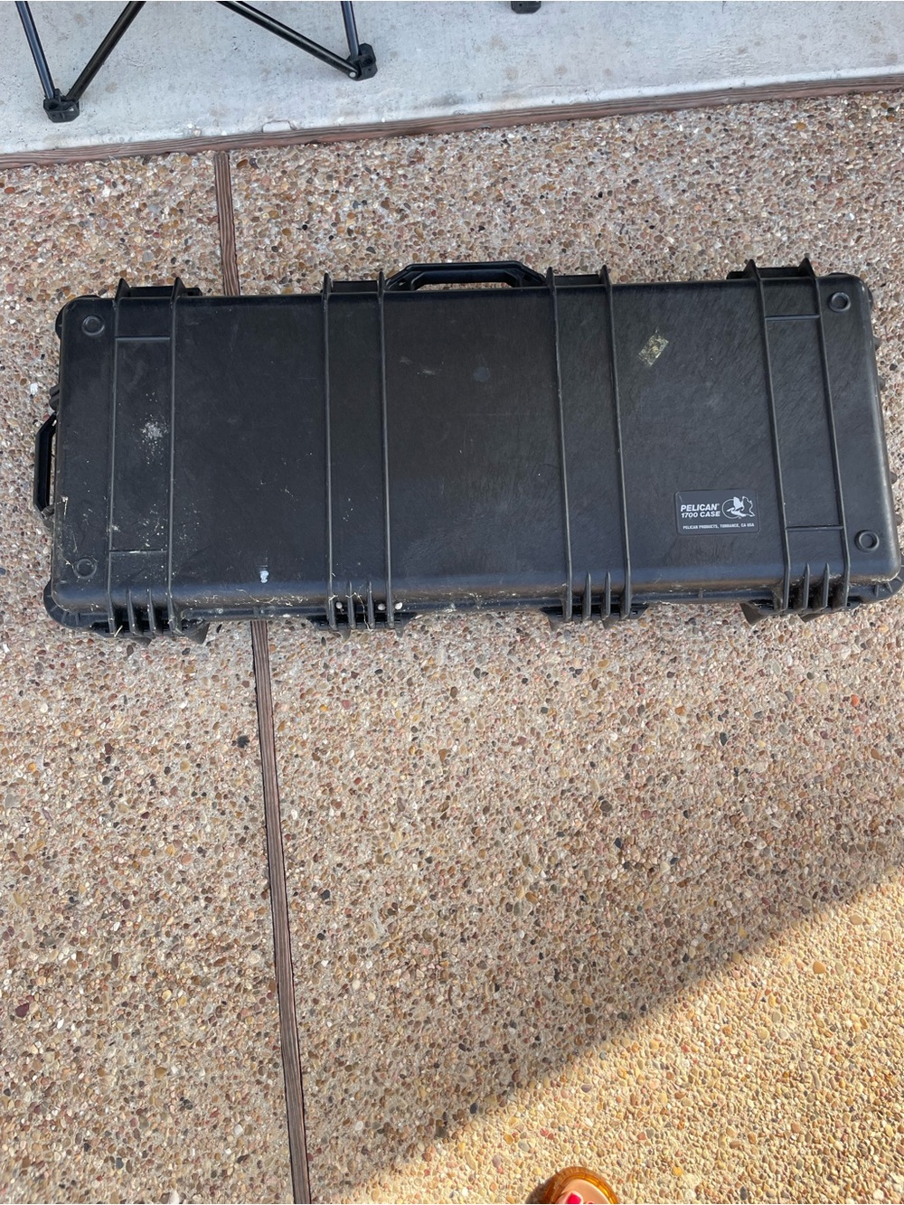Pelican 1700 Hard Protective Case Black w/ Custom Foam Heavy Duty
